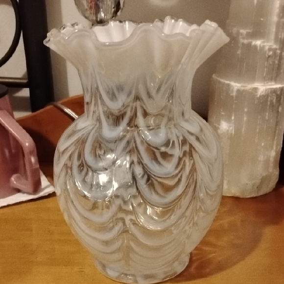 Elegant Swirled Glass Pitcher - Picture 2 of 14